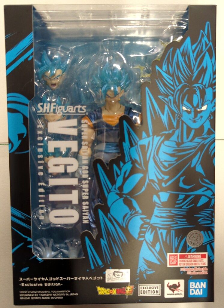 BANDAI SPIRITS S H Figuarts ドラゴンボール超 超サイヤ人ゴッド超サイヤ人 ベジット EXCLUSIVE EDITION 海外版