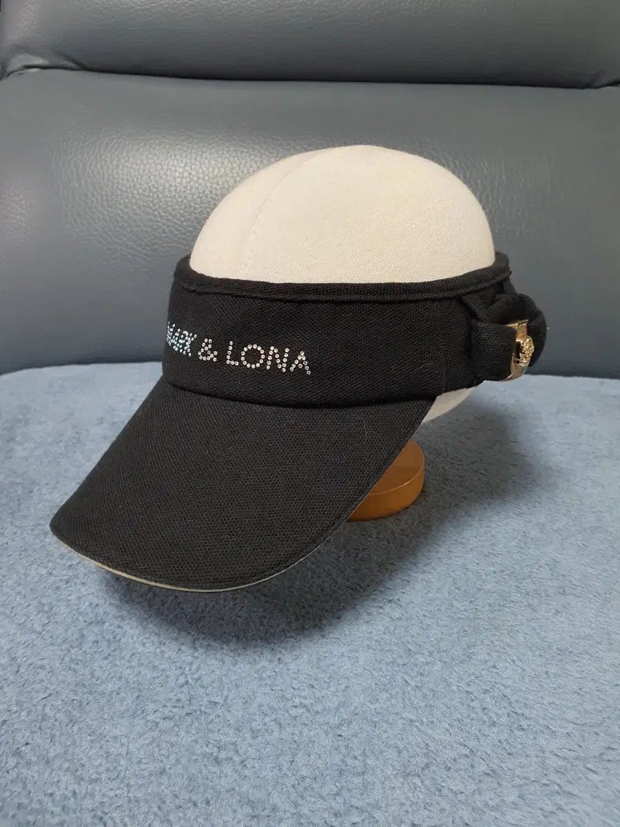 MARK&LONA マークアンドロナ　総柄　サンバイザー　キャップ　ロゴ　帽子 MARK&LONA マークアンドロナ 総柄 サンバイザー キャップ ロゴ 帽子