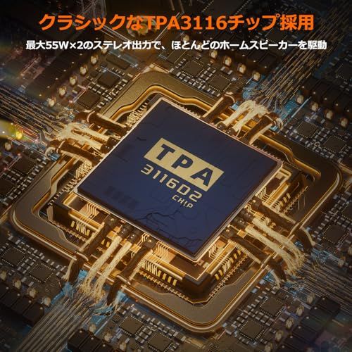  Nobsound G 3 Bluetooth 5 0 ミニアンプ 55 W x 2 ステレオアンプ バス トレブル調整 ch 1 chシステム対応 省スペース設計 TPA 3116チップ搭載 DC 24 V対応 34 febd 9 b その他 キッチン 食器