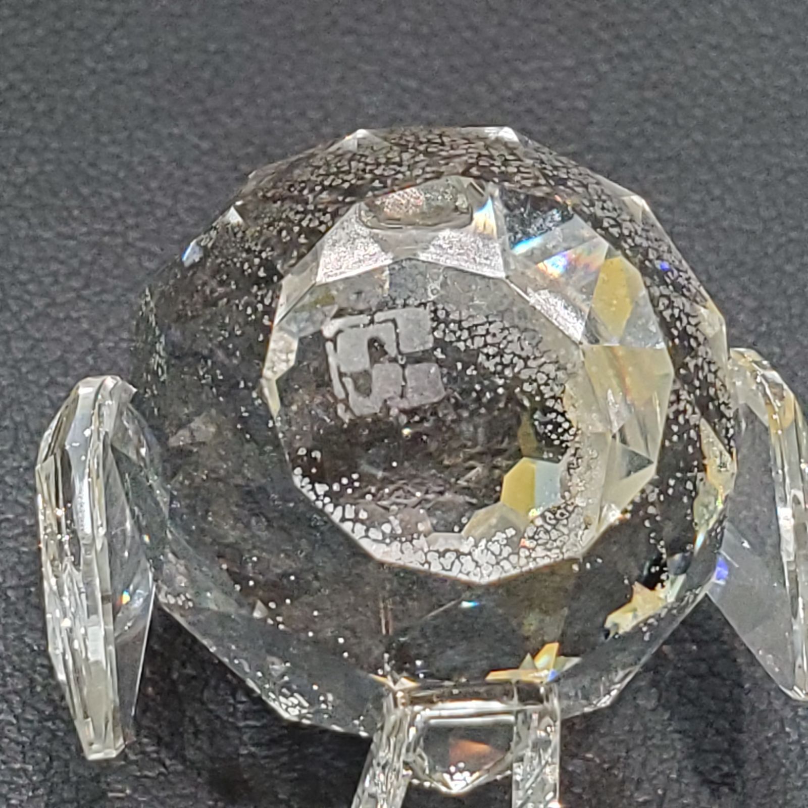 EL6】SWAROVSKI スワロフスキー 旧刻印 クリスタル 置物 クマ 金魚