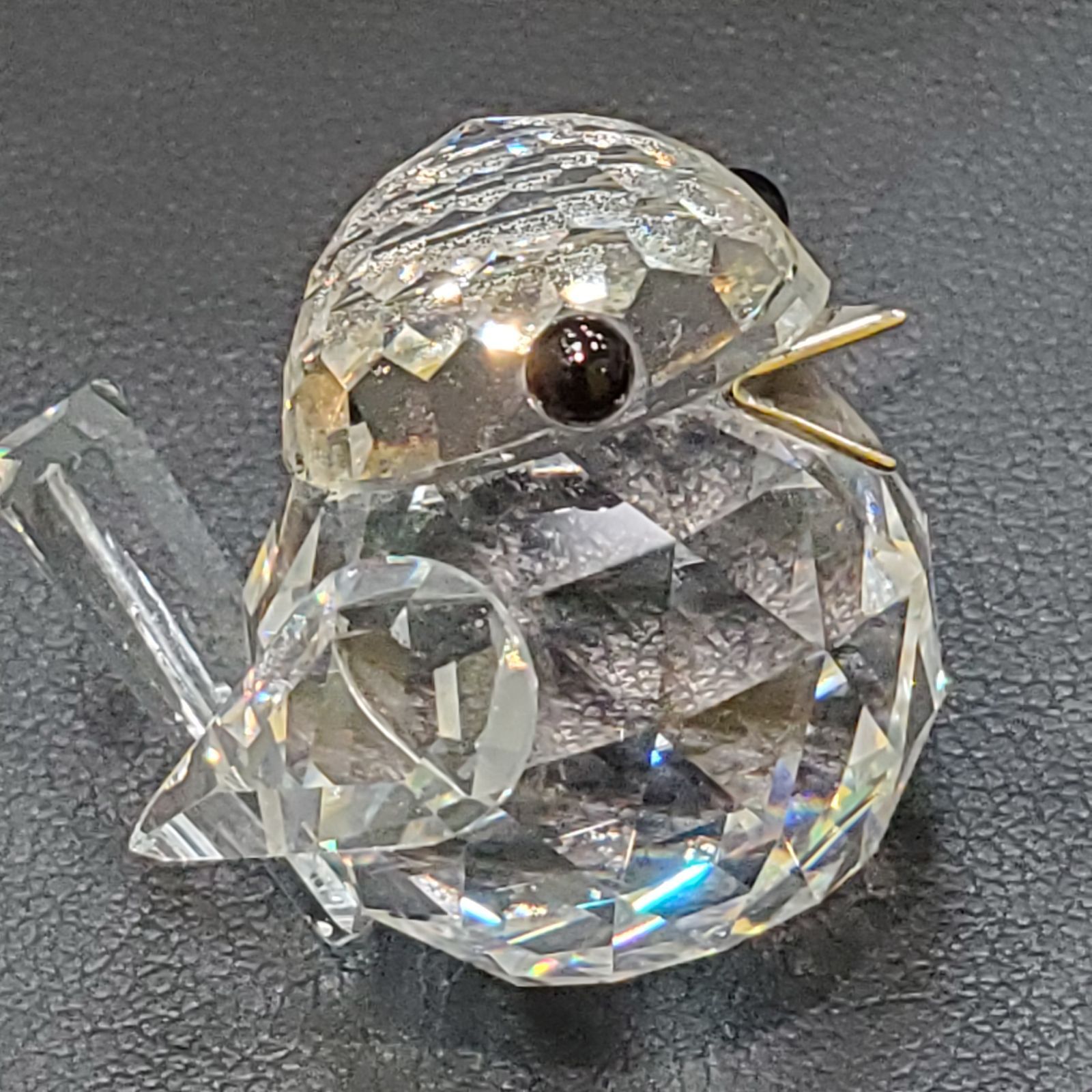 EL6】SWAROVSKI スワロフスキー 旧刻印 クリスタル 置物 クマ 金魚