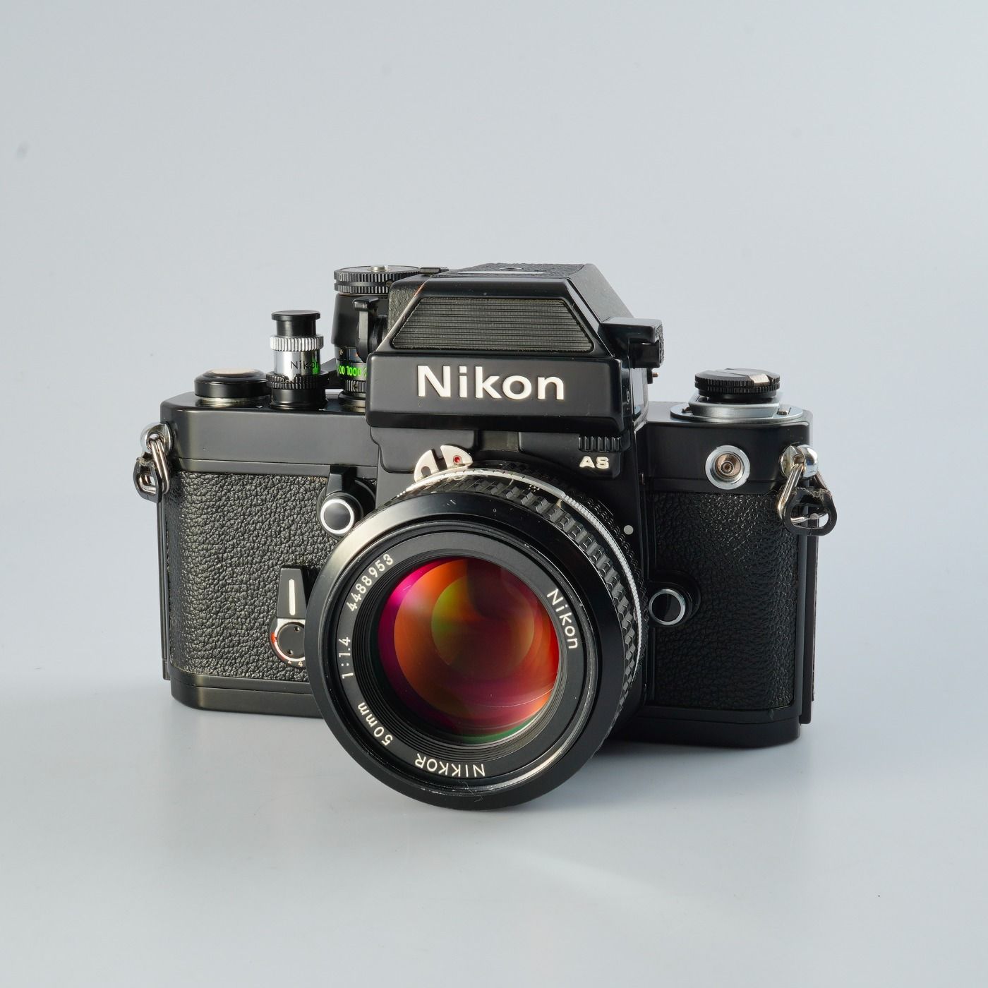 TESTED Nikon ニコン F 2 Photomic AS DP 12 Black NIKKOR Ai 50 mm 1 4 AR MF フィルム一眼レフカメラ