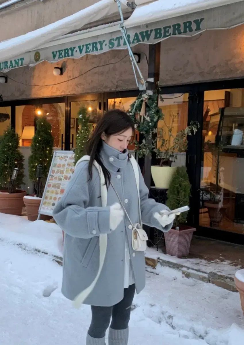 GRANGBLOOM ニュービーズ ウール ハーフコート