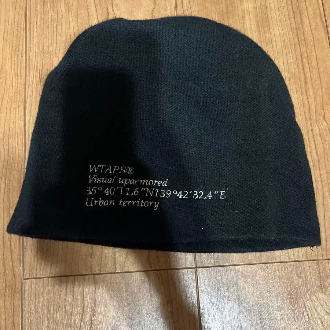 WTAPS ブラックニット帽 WTAPS ダブルタップス BEANIE ニット ニット帽 ブラック (ダブル