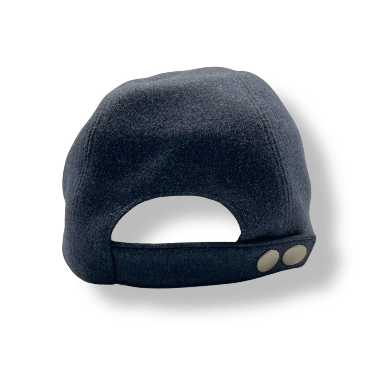 新品同様 HERMES エルメス キャップ カシミヤ100 ネイビー サイズ58