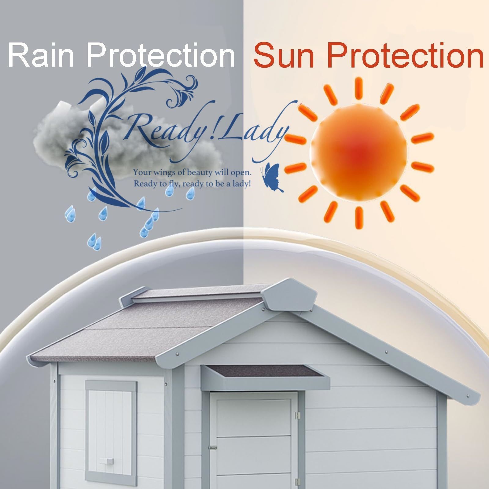 犬小屋 屋外 犬 猫 ケージ キャビンスタイル ペットシェルター ペットハウス 取り外し な底部 窓 足カバー付き