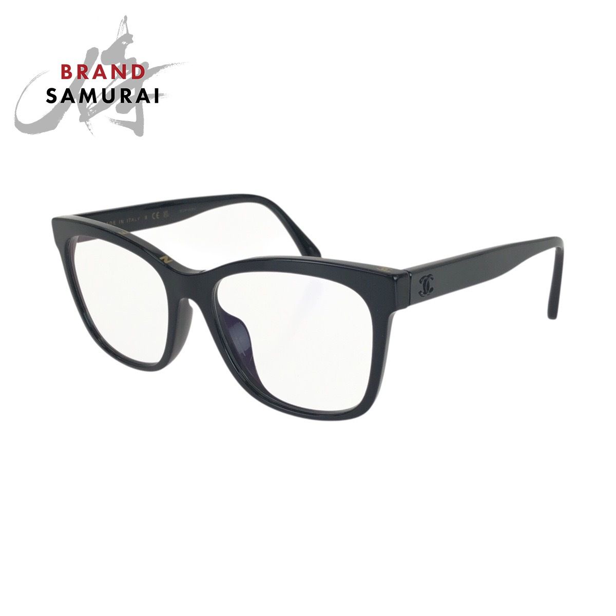 CHANEL シャネル ココマーク ブラック 黒 シルバー金具 プラスチック 3392 A c 622 53▫︎17 140 メガネ メガネフレーム 506789