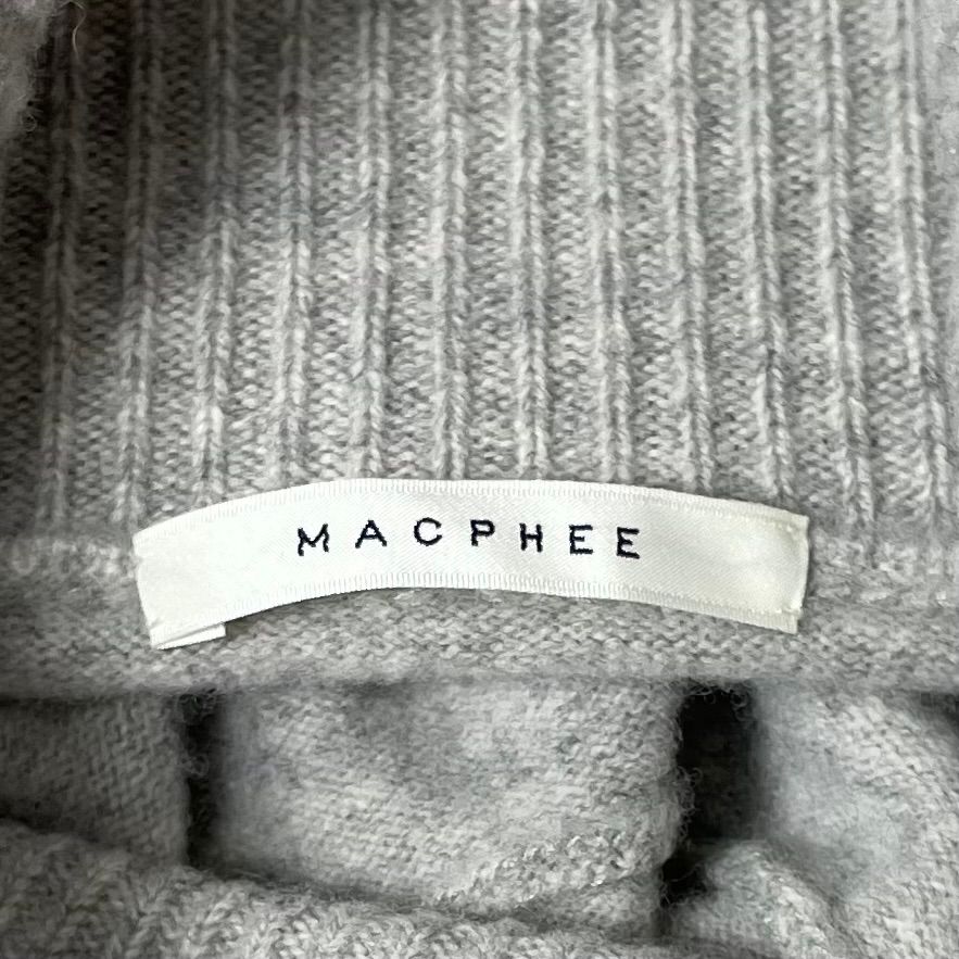 MACPHEE マカフィー タートルネック  ハイネックニット 普段使い  ワンマイル  カジュアル ニット ウール グレー【中古】 レディース MACPHEE マカフィー タートルネック ハイネックニット 普段使い