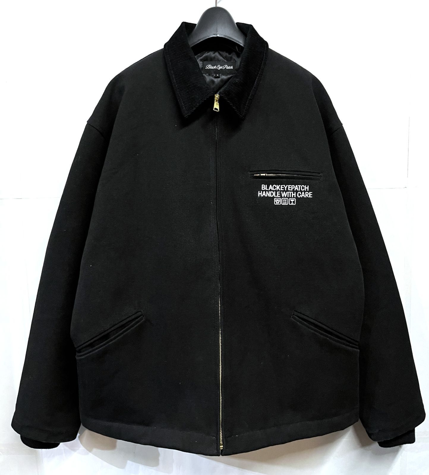 新品 THE BLACK EYE PATCH ダックジャケット M BLACK EYE PATCH｜ブラックアイパッチ 取扱注意 デトロイトジャケット