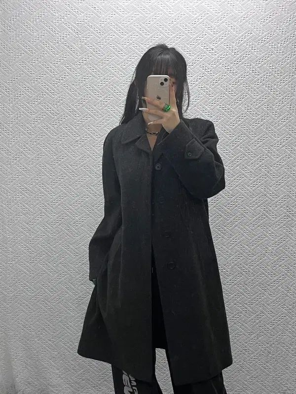 バーバリー ウール シック カジュアル カシミア コート 88 C 08040