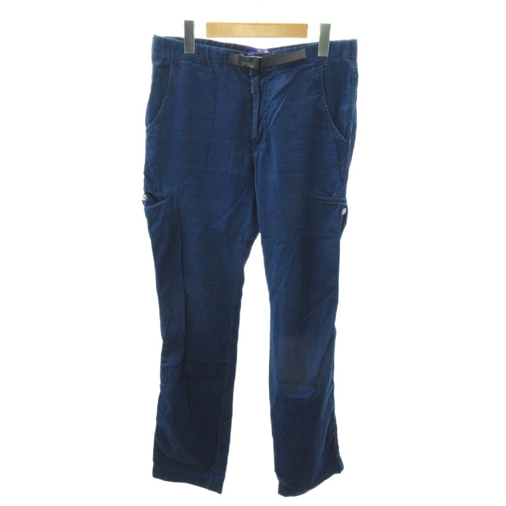 ノースフェイス パープルレーベル THE NORTH FACE PURPLE LABEL Chino Cargo Pocket Field Pants カーゴパンツ ストレート 32 青 ブルー NT 5413 N 1229