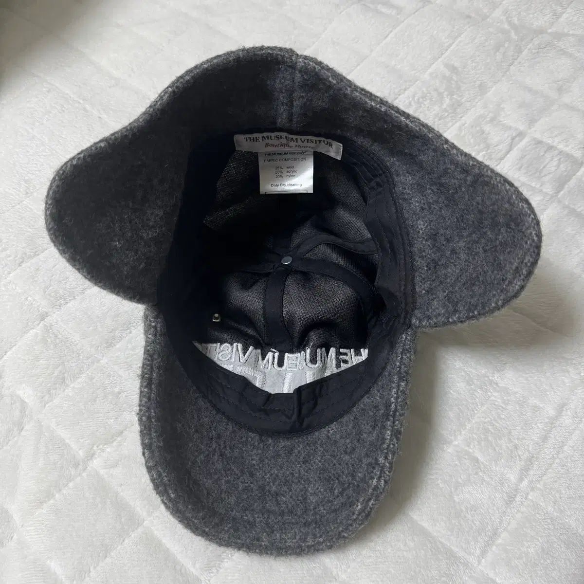  THE MUSEUM VISITOR トラッパーハット_ダーク グレー その他 帽子