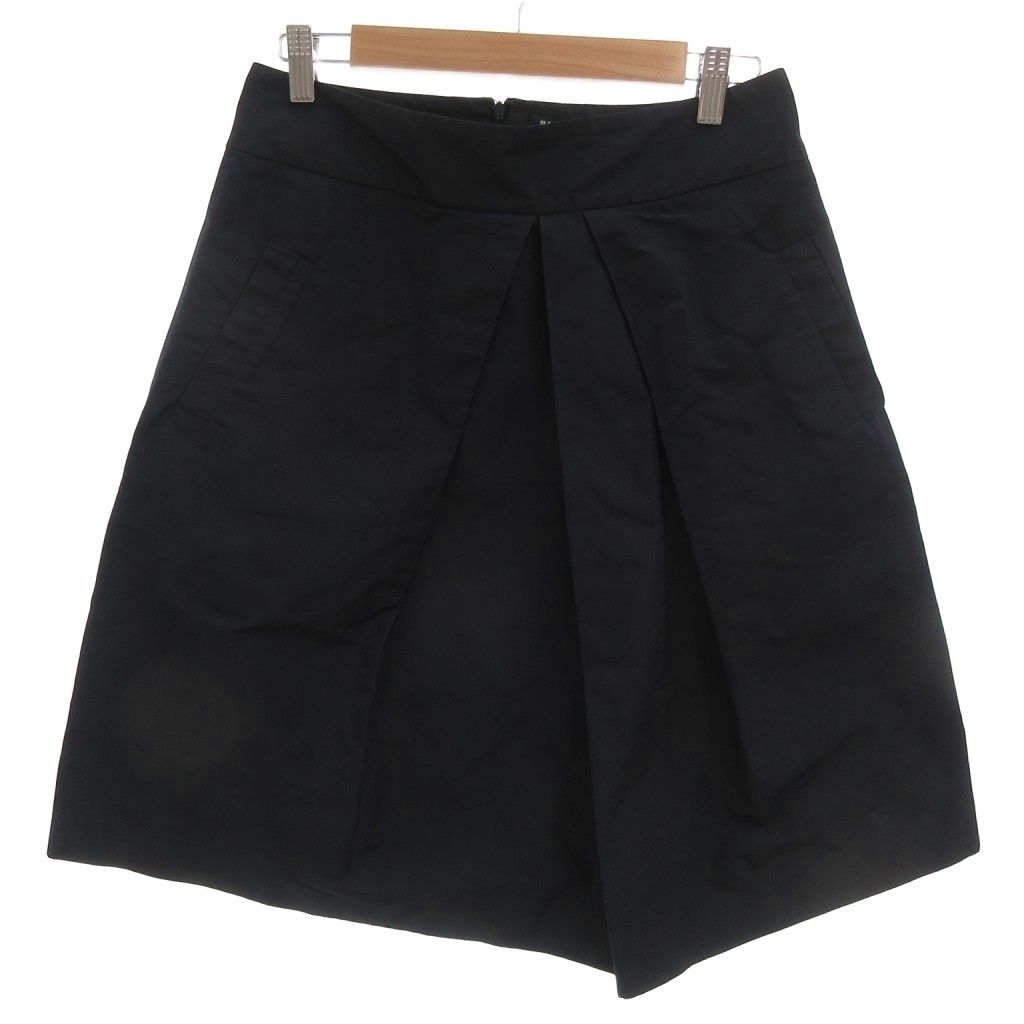 ジルサンダー JIL SANDER NAVY スカート 38 紺 ネイビー系 プリーツ
