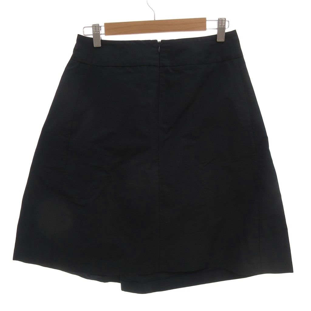 ジルサンダー JIL SANDER NAVY スカート 38 紺 ネイビー系 プリーツ