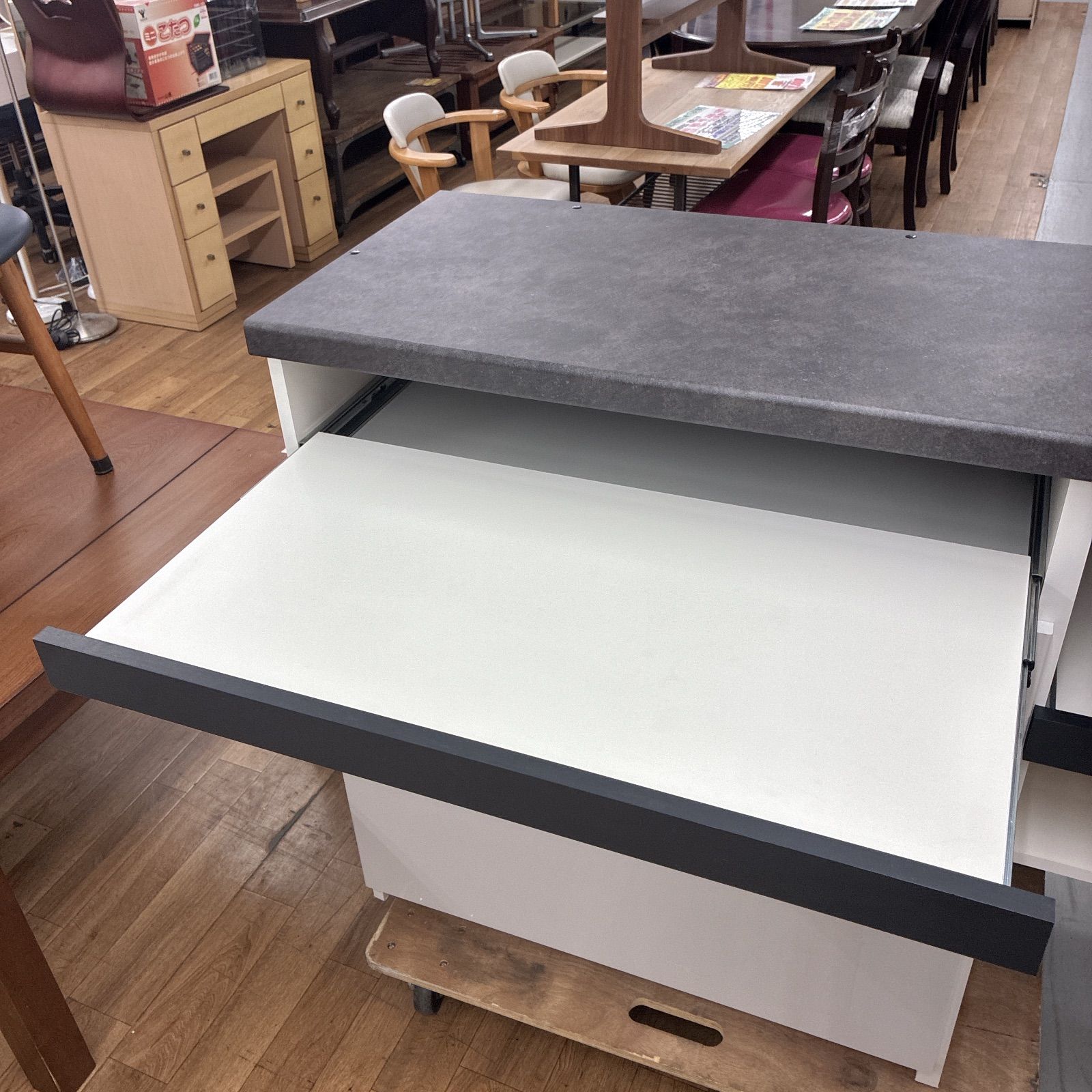 パモウナ Pamouna キッチンカウンター 中古 名古屋市近郊送料設置無料⭐S220 ⭐ Pamouna パモウナ キッチン