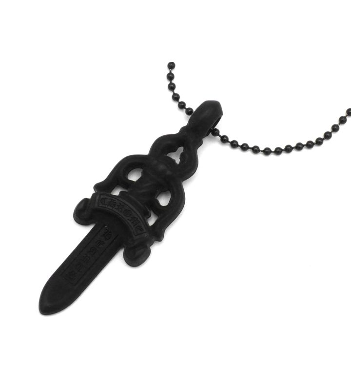 クロムハーツ CHROME HEARTS RUBBER LARGE DAGGER ラバー ラージ ダガー シリコン ネックレス h 6658