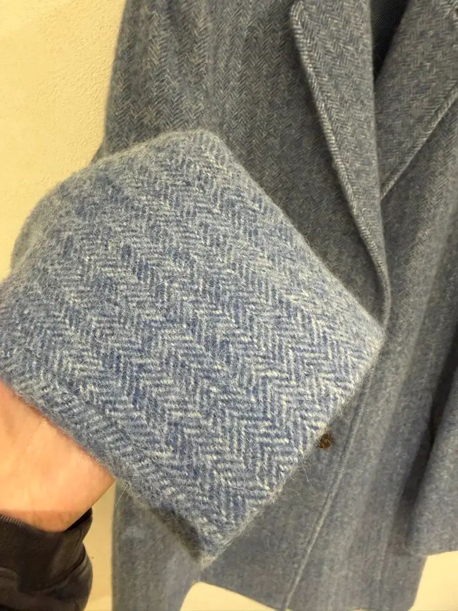 ヴァネッサ ブリューノ アッテ ヘリンボーン ダブル ブレスト コート カーディガン ロングコート 