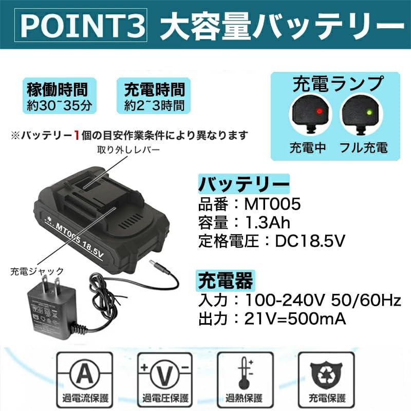 LEDバッテリー残量表示