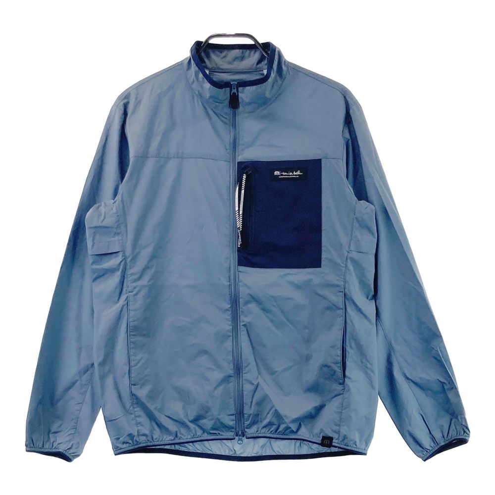 【値下げ】トラヴィスマシュー ジャケット ブルー Lサイズ サイズ：XL TRAVIS MATHEW トラビスマシュー ジップ ナイロン