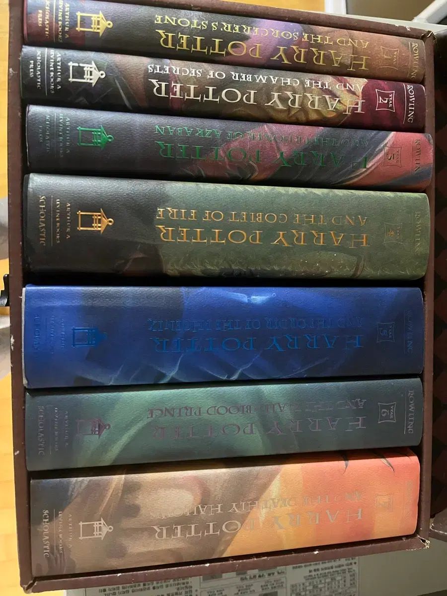 ハリーポッター 1 7巻 英語版 箱型 紙箱 CD セット