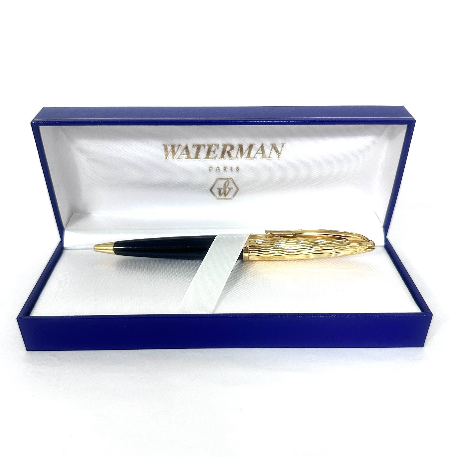 SD 4996 WATERMAN ウォーターマン カレンDX ツイスト式 ボールペン 筆記用具 文房具 ゴールド ブラック