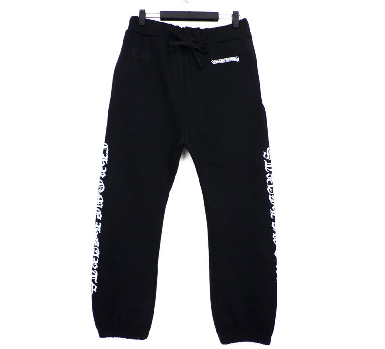 クロムハーツ CHROME HEARTS SWEAT PANTS サイド ロゴ スウェット パンツ w 25651