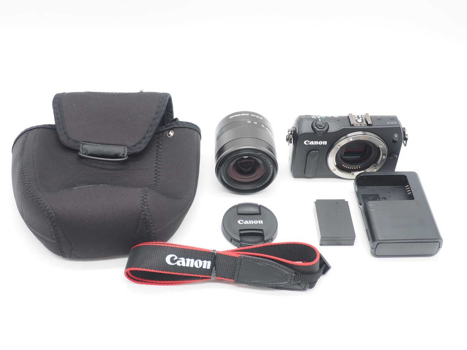 キャノン Canon EOS M Mirrorless Digital Camera Black 18 55 mm Lens Z 5760 A