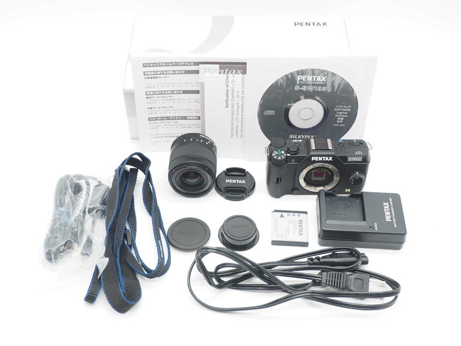 ペンタックス PENTAX Q 7 Black 12 4 MP Camera 02 Lens 346 Shots 元箱 Z 5765 A