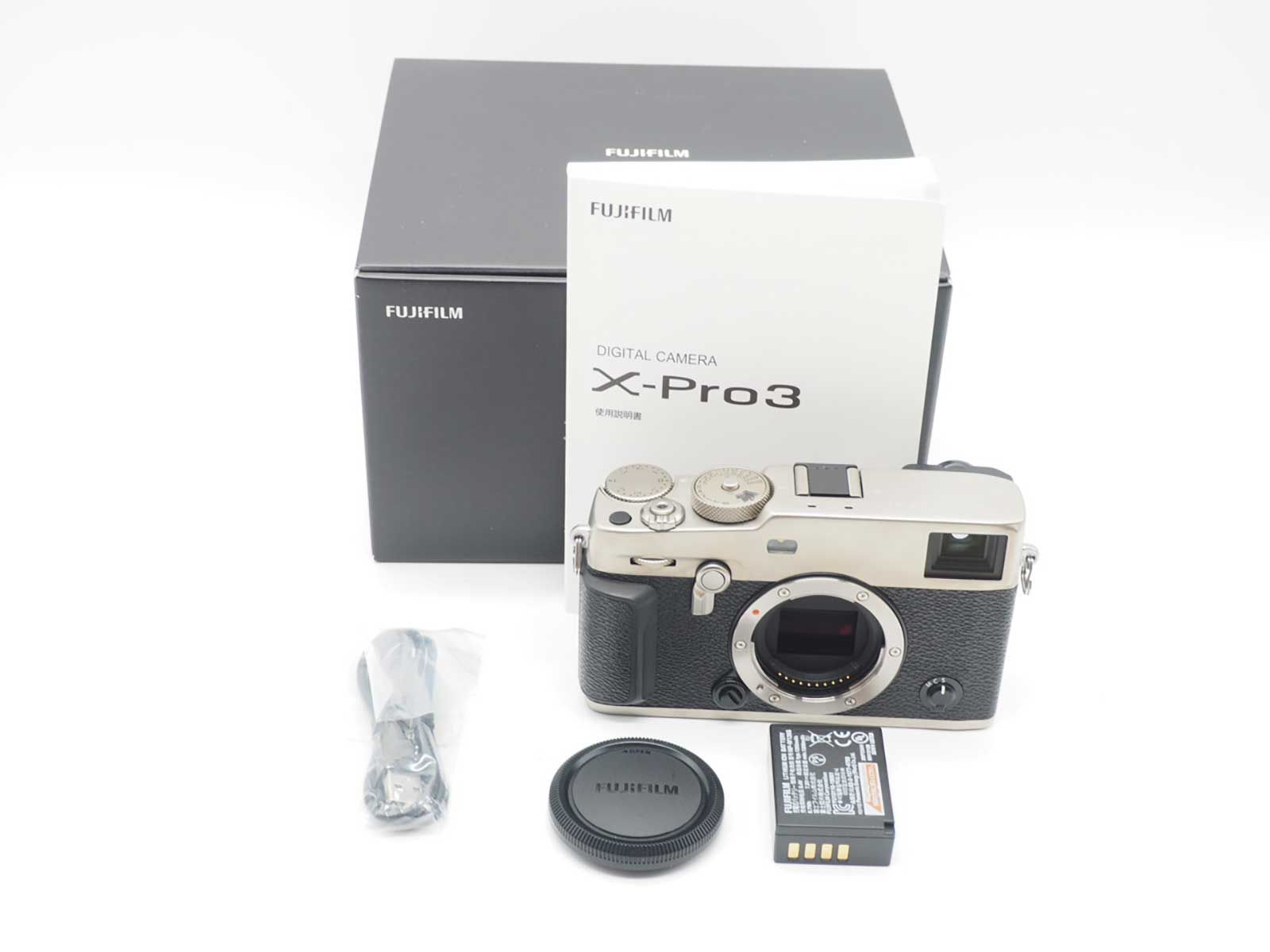 富士フィルム Fujifilm Fuji X Pro 3 Dura Camera 26 1 MP Silver 12 shots 元箱 Z 5781 A