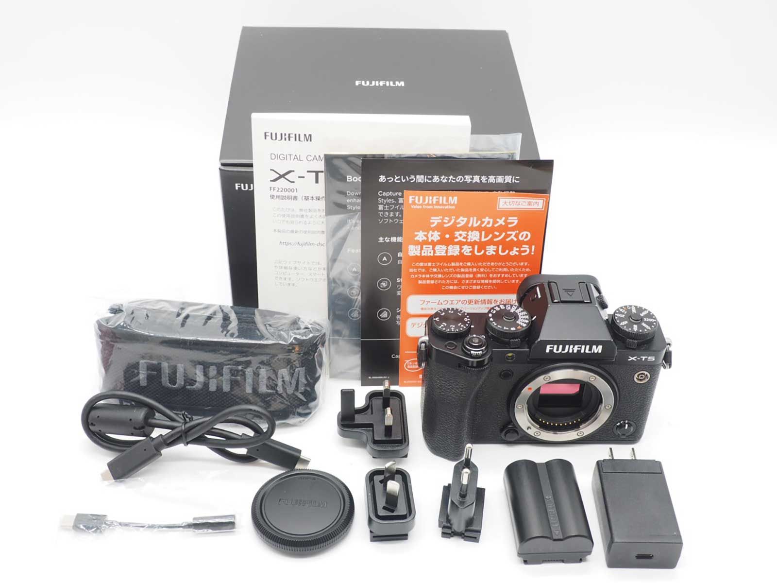 富士フィルム Fujifilm Fuji X T 5 40 2 MP Digital Camera Black 24777 shots 元箱 Z 5779 A