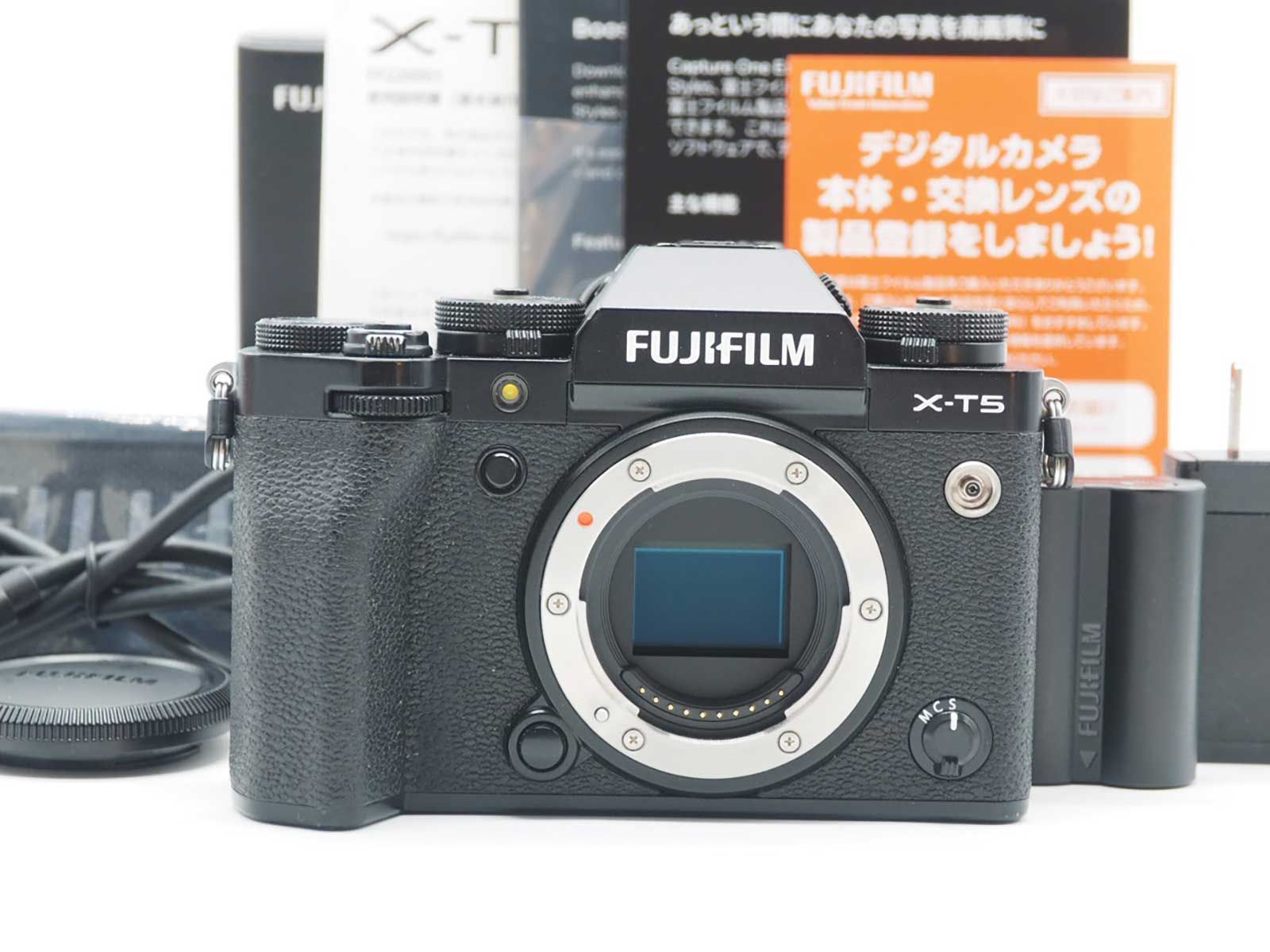 富士フィルム Fujifilm Fuji X T 5 40 2 MP Digital Camera Black 24777 shots 元箱 Z 5779 A