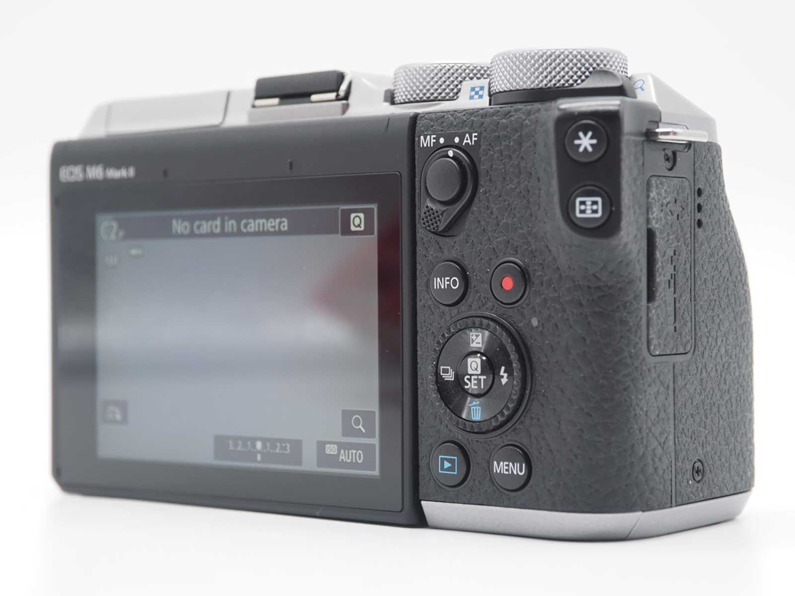  キャノン Canon EOS M 6 Mark II 4 K 15 45 mm Lens Digital Camera Silver 元箱 Z 5783 A ミラーレス一眼 デジタルカメラ