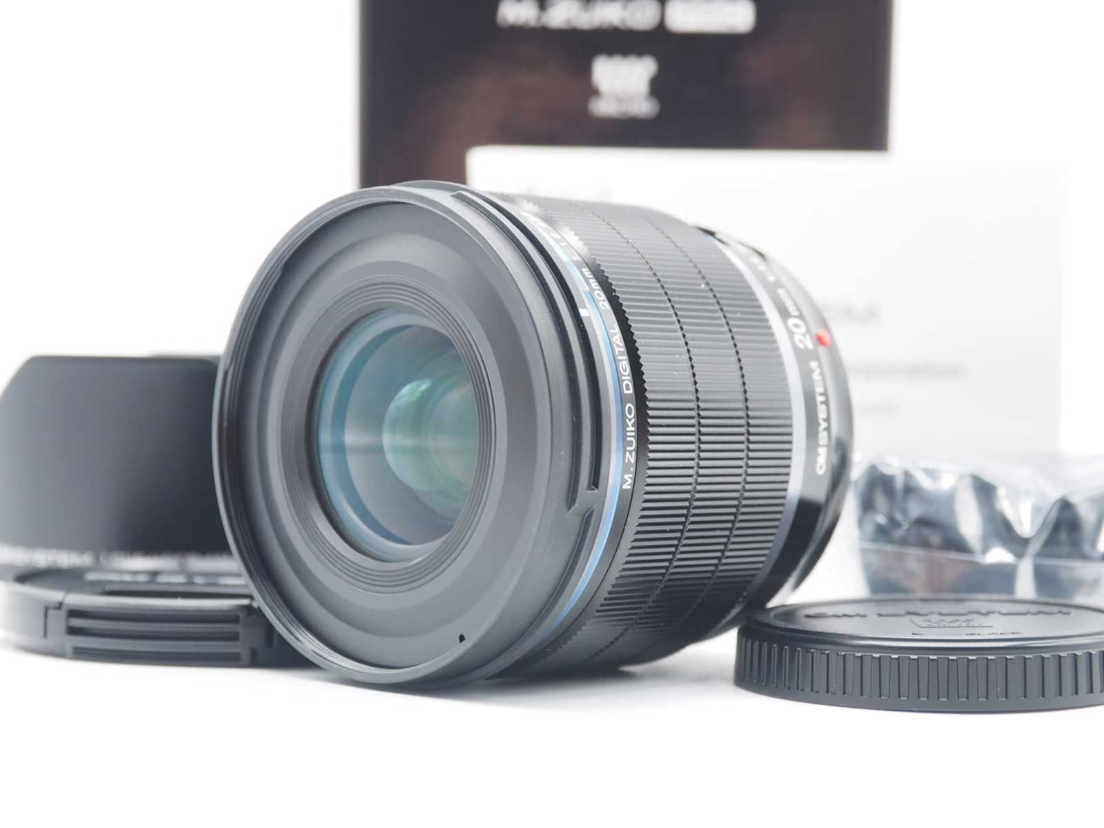 オリンパス Olympus OM SYSTEM M Zuiko Digital ED 20 mm F 1 4 PRO Lens 元箱 Z 5789 A