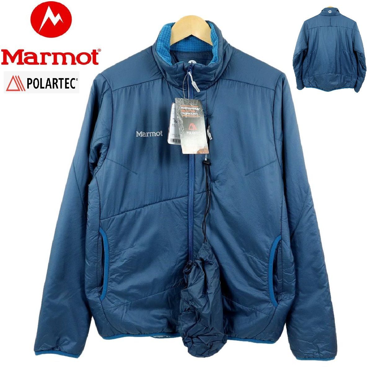 B 3648 ♥品 Marmot マーモット 中綿ジャケット ナイロンジャケット ポーラテック MJM F 5012 サイズL