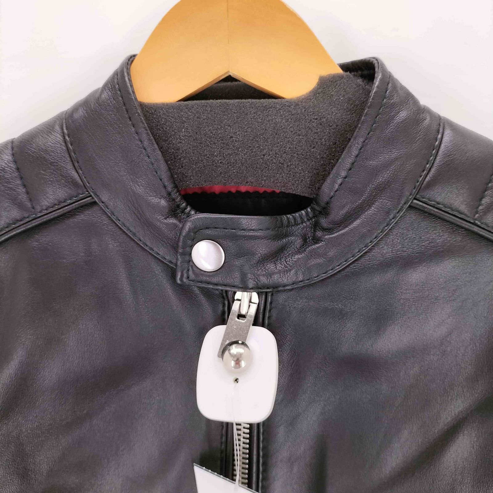 美品　DIESEL シングルレザージャケット　シープスキン　ライダース Amazon | [Diesel] [ディーゼル] メンズ シープスキン シングルレザー