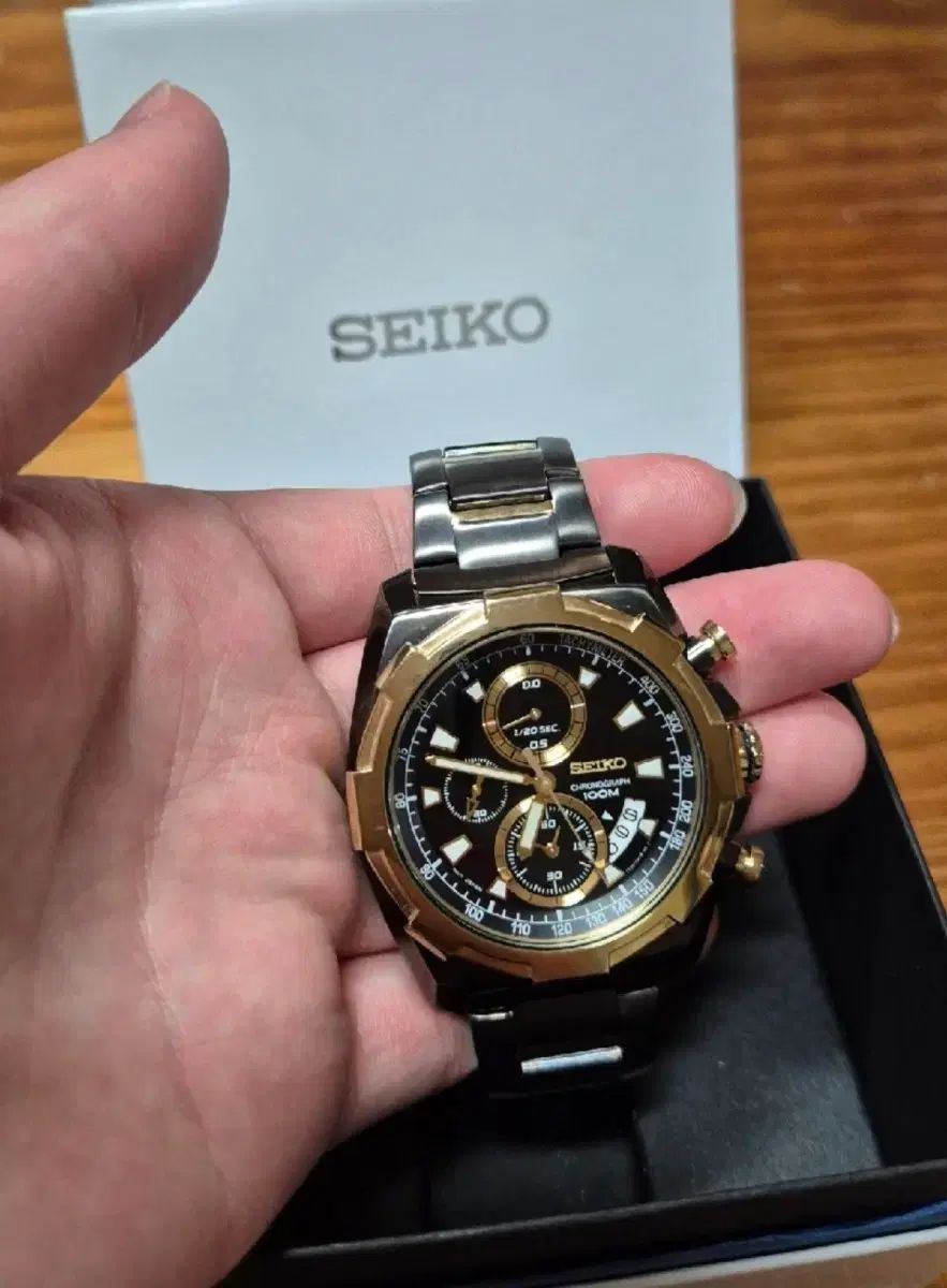  SEIKO クロノグラフウォッチ 腕時計(クォーツ) 腕時計(アナログ)