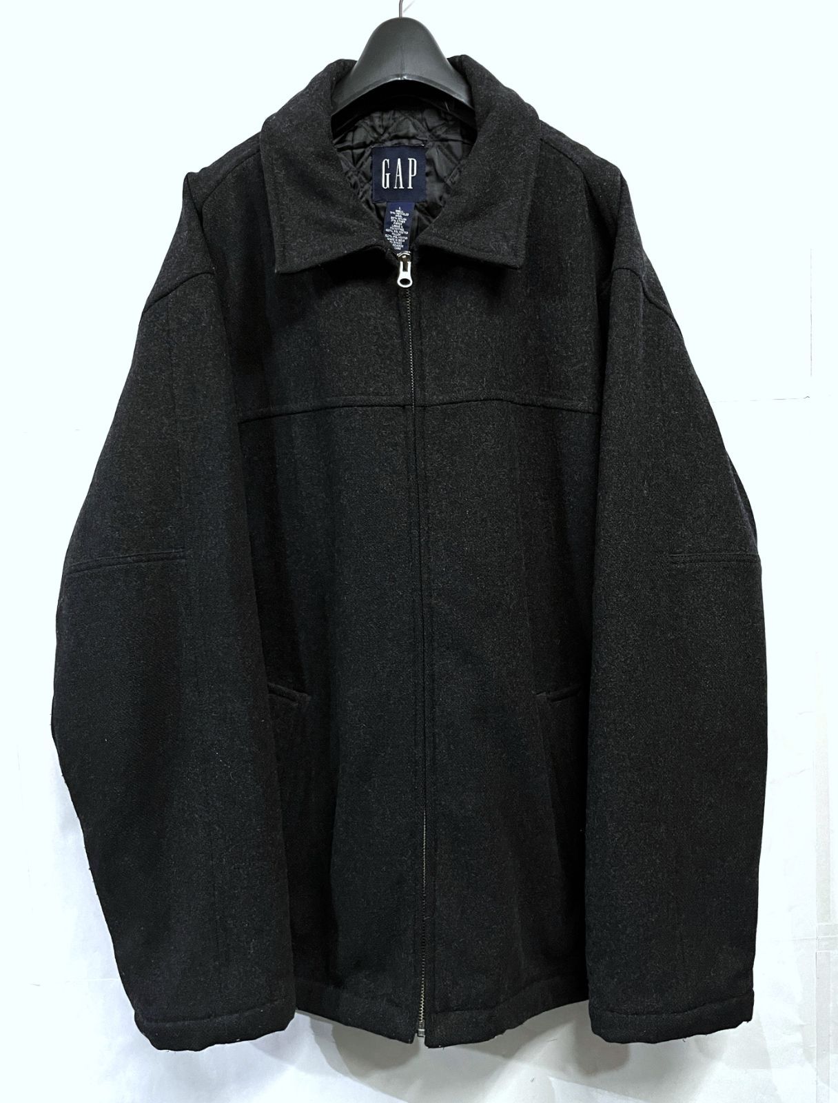 90 s ヴィンテージ OLD GAP オールドギャップ 中綿キルティング ウールジャケット スウィングトップ