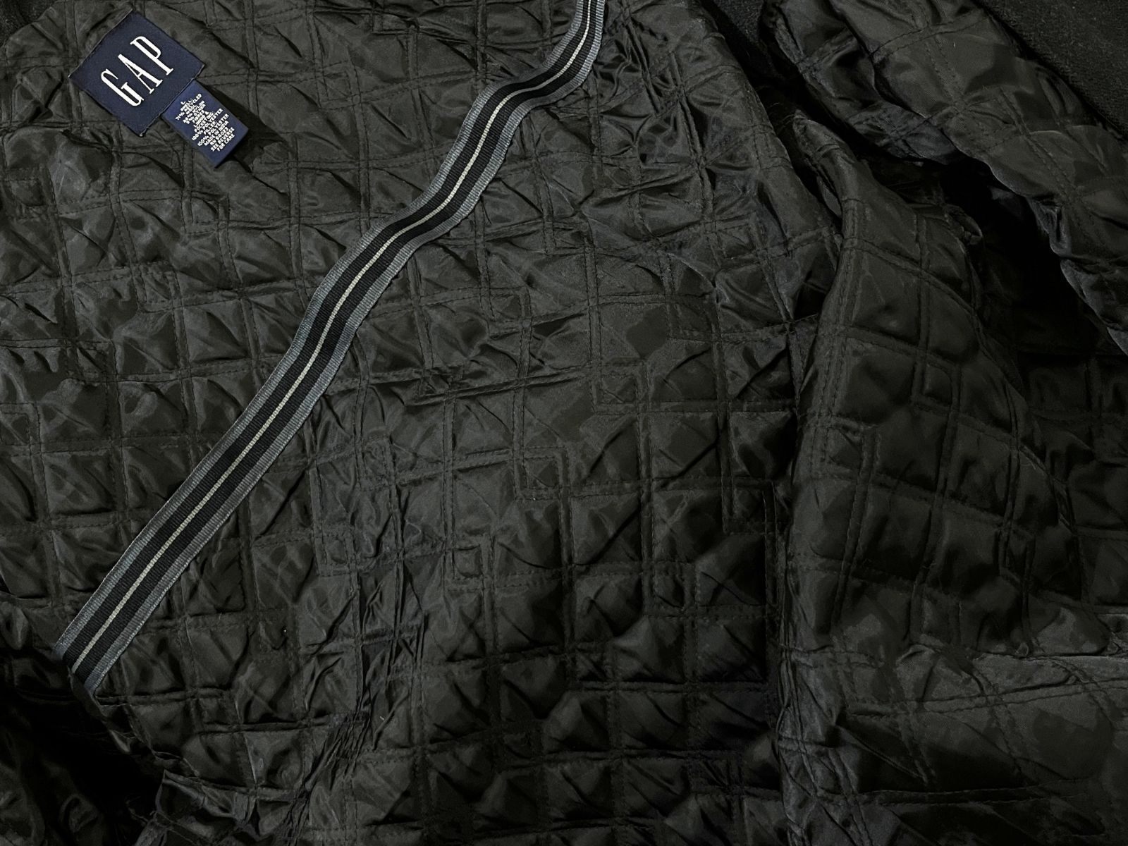 GAP 90's　オールドギャップ　中綿キルティング　フルジップウールジャケット 90s ヴィンテージ OLD GAP｜オールドギャップ 中綿キルティング ウール