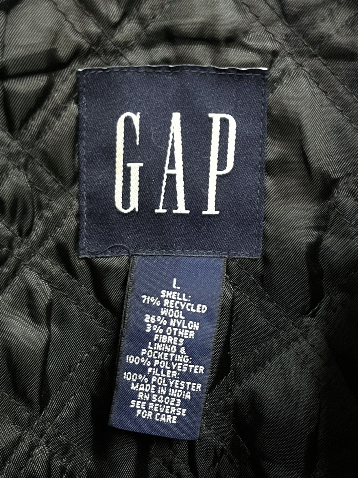 90s ヴィンテージ OLD GAP｜オールドギャップ 中綿キルティング ウール