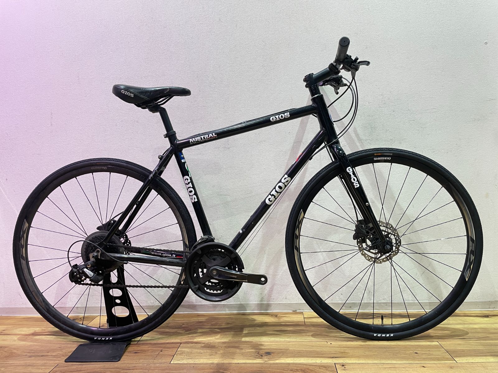 未整備品 GIOS ジオス MISTRAL ミストラル 2021 52 3 8 s アルミ クロスバイク 1392