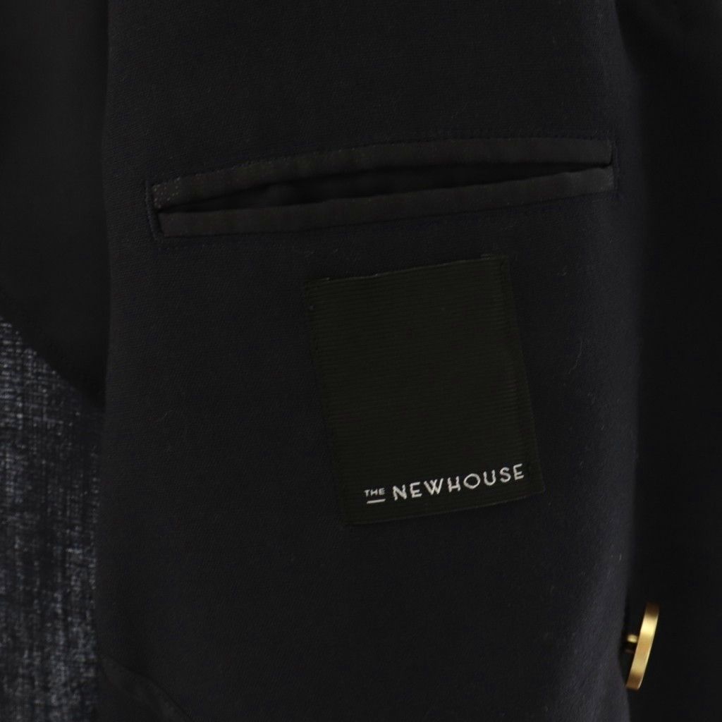 THE NEWHOUSE 金ボタン ダブル ジャケット テーラードジャケット S ザニューハウス THE NEWHOUSE 金ボタン ダブル ジャケット テーラード