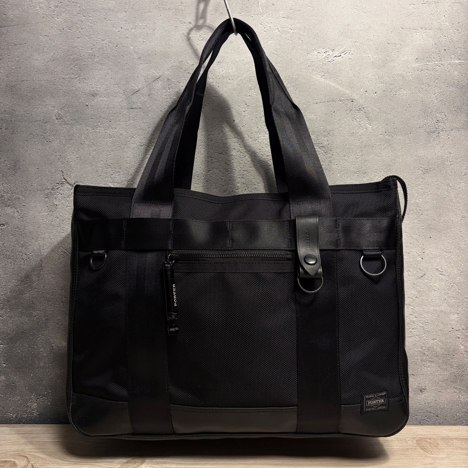 ✨PORTER HEAT ヒート トートバッグ ブラック ビジネス A4収納 通勤 