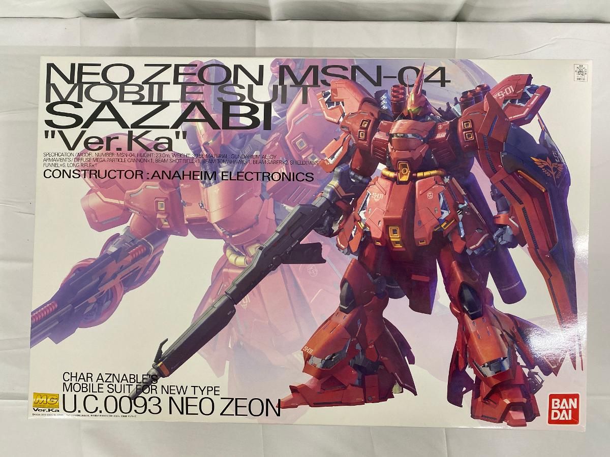 ♪【未開封】MG 1/100 MSN-04 サザビーVer.Ka (機動戦士ガンダム 逆襲 