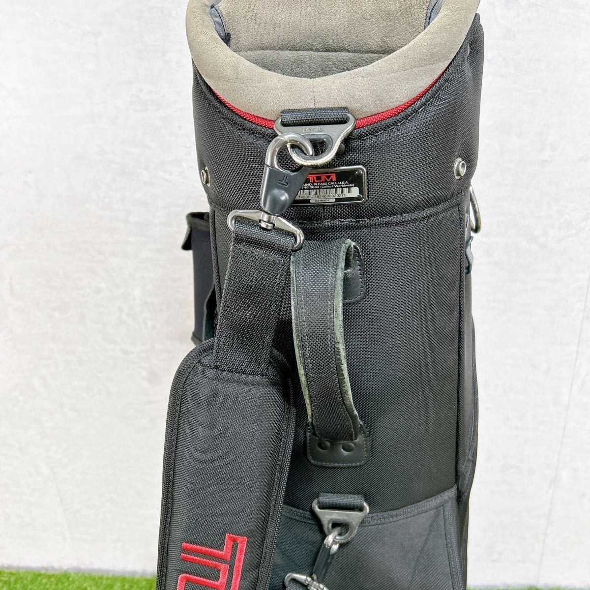 良品 TUMI トゥミ キャディバッグ 黒 ブラック 希少 ゴルフバッグ
