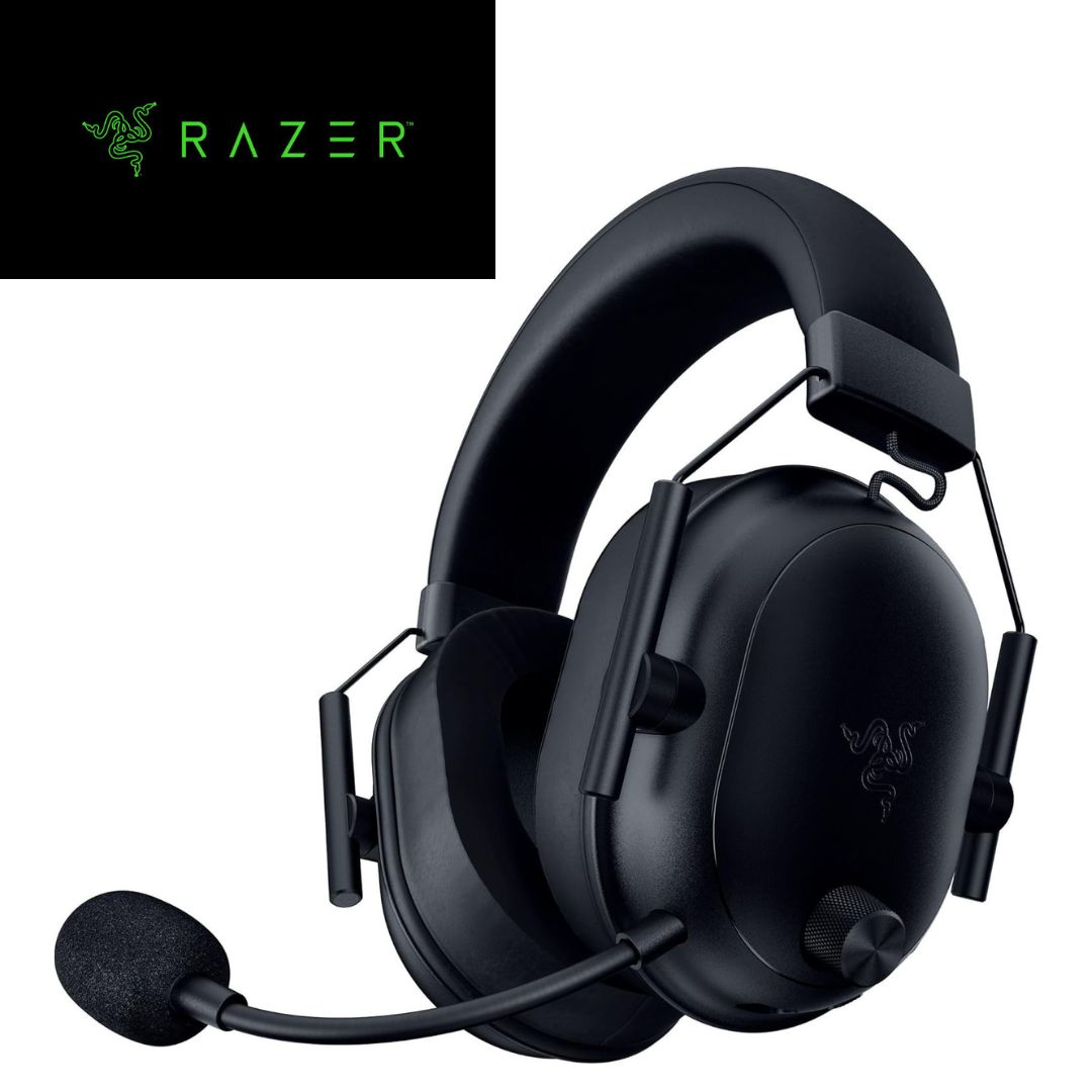 Razer レイザー BlackShark V 2 HyperSpeed White ワイヤレスゲーミングヘッドセット 指向性 マイク チタン50 mmドライバー Wireless 4 GHz Bluetooth USB接続 ブラック