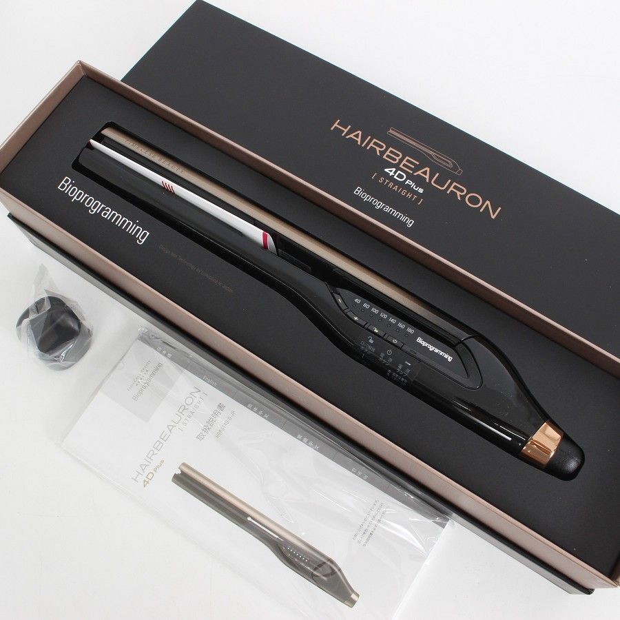 ヘアビューロン 4 D Plus ストレート HBRST G JP 製 バイオプログラミング ヘアアイロン リュミエリーナ コテ 本体