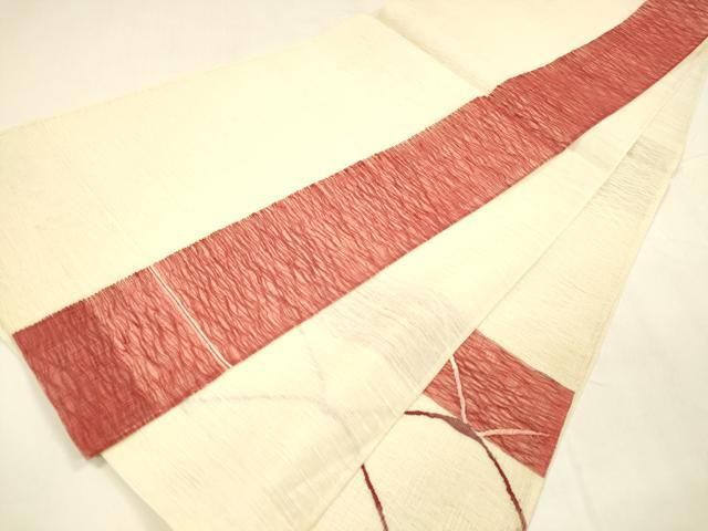 平和屋着物＊夏物　太鼓柄袋帯　抽象文様　正絹　逸品　DABA0266cm 平和屋着物＊夏物 太鼓柄袋帯 抽象文様 正絹 逸品 DABA0266cm 【公式通販】