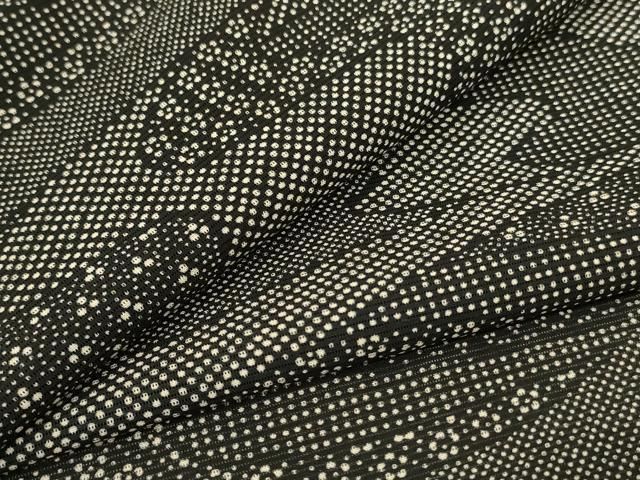 平和屋着物＊夏物 江戸小紋 絽 流水花文 正絹 jd