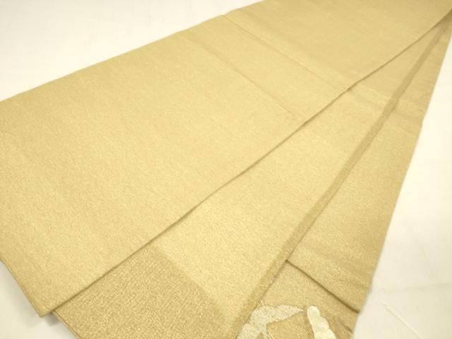 平和屋着物＊夏物 明綴れ 太鼓柄袋帯 飛鶴松文 金銀糸 正絹 逸品