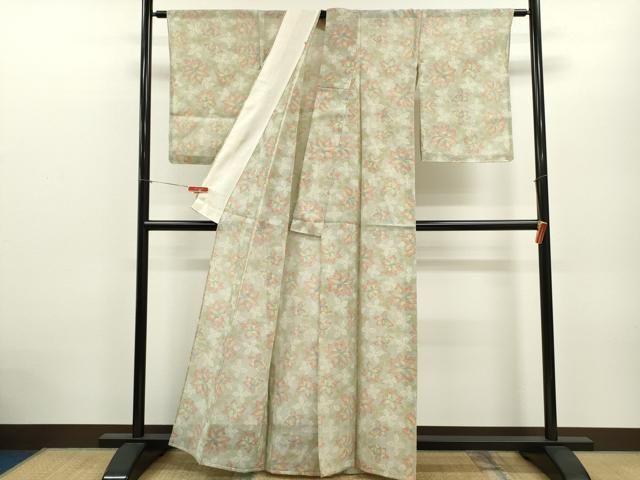 平和屋着物＊夏物　紗紬　舞花文　正絹　逸品　未使用　AABB8271jd 平和屋着物＊夏物 紗紬 舞花文 正絹 逸品 未使用 CABB2399ze - メルカリ